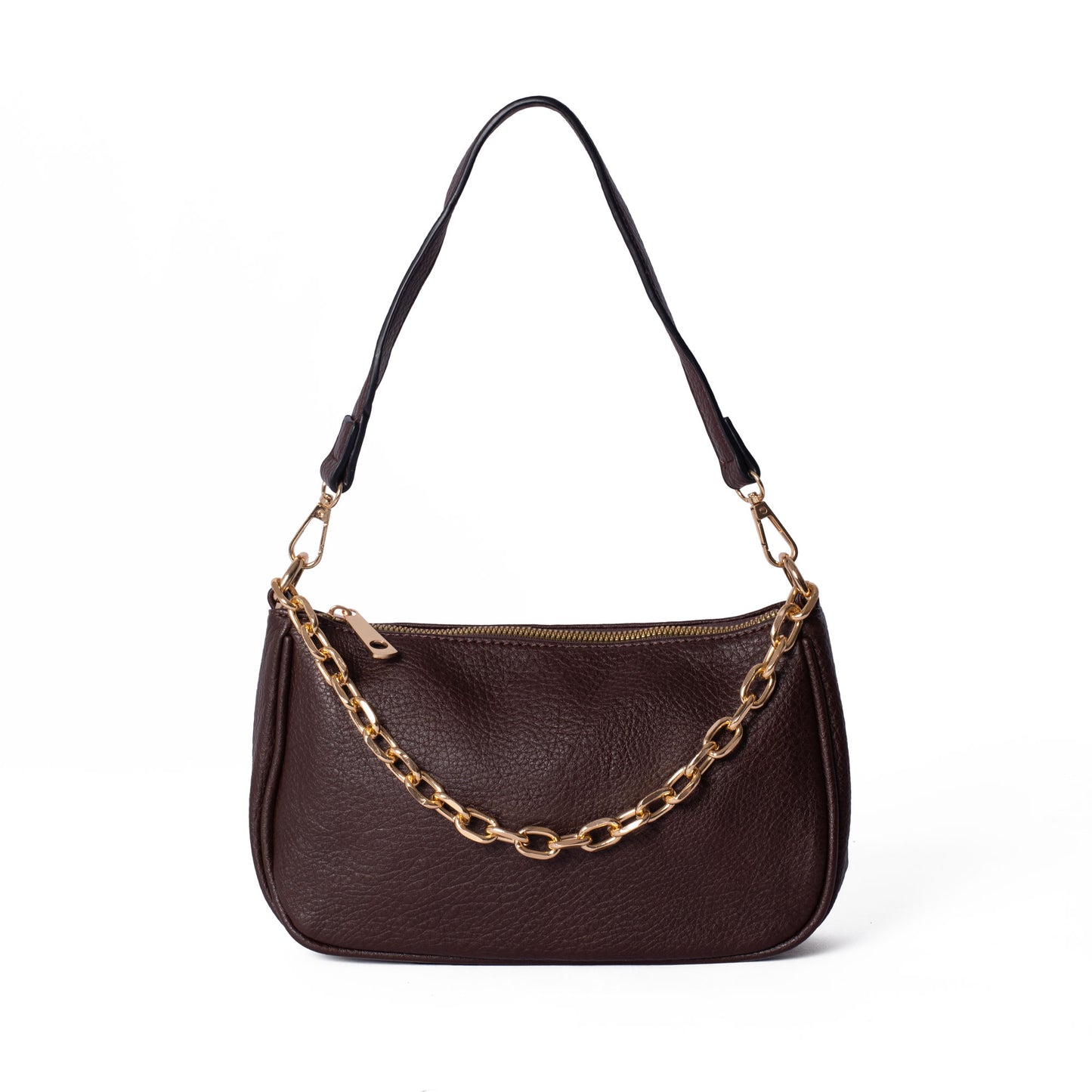 NEW! Brown Chain Shoulder Bag